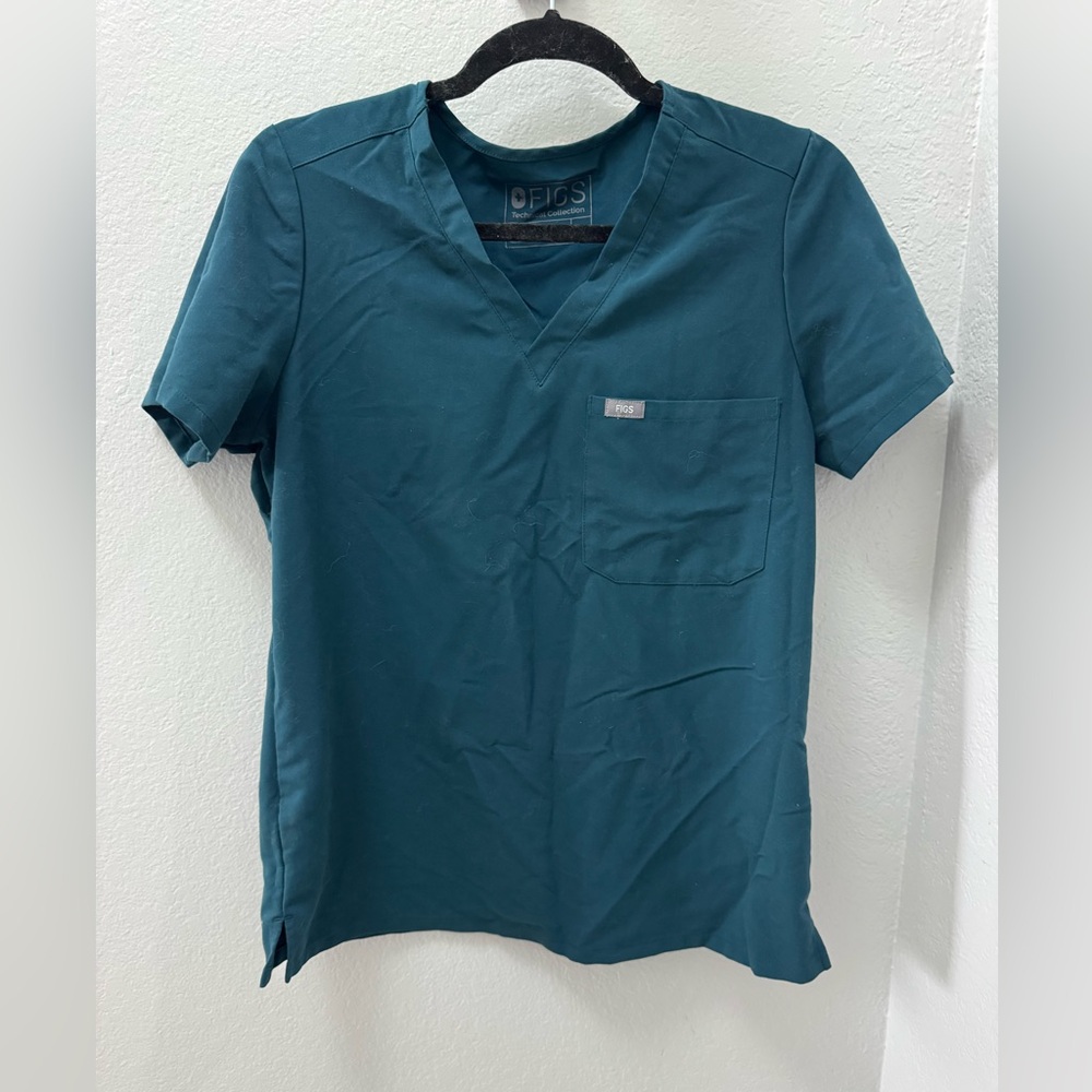 FIGS teal scrub set SMALL